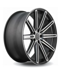 Vissol Forged F-004 Matte-Graphite-Machined R20 W9.0 PCD5x112 ET33.0 DIA66.6